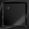 Mexen Flat cadă de duș pătrată slim 90 x 90 cm, negru, sifon negru - 40709090B