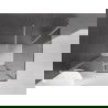 Mexen Velar tolóajtós zuhanykabin 120 x 85 cm, grafit, kefélt nikkel - 871-120-085-41-97