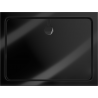 Mexen Flat téglalap alakú slim zuhanytálca 120 x 90 cm, fekete, fekete szifon - 40709012B