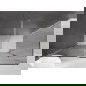 Mexen Velar tolóajtós zuhanykabin 150 x 70 cm, grafit, csiszolt nikkel - 871-150-070-41-97