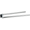 Mexen Rufo suport dublu rotativ pentru prosoape, cromat - 7050925-00