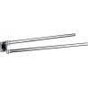 Mexen Rufo suport dublu rotativ pentru prosop, crom - 7050925-00