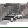 Mexen Velar tolóajtós zuhanykabin 140 x 80 cm, matt, fehér - 871-140-080-31-20