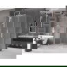 Mexen Velar cabină de duș glisantă 140 x 100 cm, înghețat, alb - 871-140-100-31-20