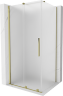 Mexen Velar cabină de duș culisantă 100 x 90 cm, satinată, aurie - 871-100-090-31-50