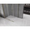 Mexen Velar cabină de duș glisantă 100 x 110 cm, frost, aurie - 871-100-110-31-50
