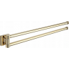 Mexen Rufo cuier dublu rotativ pentru prosop, Aurie - 7050925-50