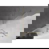 Mexen Velar cabină de duș glisantă 120 x 85 cm, mat, auriu - 871-120-085-31-50
