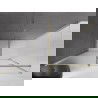 Mexen Velar cabină de duș glisantă 140 x 85 cm, frosted, auriu - 871-140-085-31-50