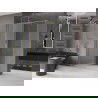 Mexen Velar tolóajtós zuhanykabin 150 x 85 cm, jég, arany csiszolású - 871-150-085-31-55