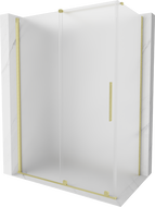Mexen Velar cabină de duș glisantă 160 x 70 cm, gheață, aur periat - 871-160-070-31-55