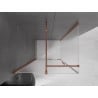 Cabină de duș glisantă Mexen Velar 110 x 100 cm, mat, aur roz - 871-110-100-31-60