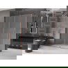 Mexen Velar cabină de duș cu alunecare 140 x 70 cm, înghețat, aur roz - 871-140-070-31-60