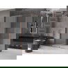 Mexen Velar cabină de duș cu alunecare 140 x 70 cm, înghețat, aur roz - 871-140-070-31-60