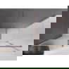 Mexen Velar cabină de duș glisantă 160 x 80 cm, îngheţat, cupru periat - 871-160-080-31-65