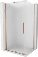 Mexen Velar cabină de duș glisantă 140 x 90 cm, mat, cupru periat - 871-140-090-31-65