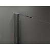Mexen Velar cabina de duș glisantă 130 x 90 cm, înghețat, gri pistă periat - 871-130-090-31-66