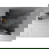 Mexen Rio félköríves zuhanykabin 70 x 70 cm, grafit, króm + Rio fehér zuhanytálca - 863-070-070-01-40-4710