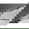 Mexen Velar cabină de duș glisantă 140 x 85 cm, îngheț, negru - 871-140-085-31-70