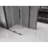 Mexen Velar cabină de duș glisantă 150 x 100 cm, îngheț, neagră - 871-150-100-31-70