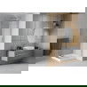 Mexen Rio négyzet alakú zuhanykabin 80 x 80 cm, Átlátszó, Króm + zuhanytálca Rio, Fehér - 860-080-080-01-00-4510