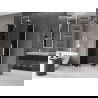 Mexen Velar Duo cabină de duș glisantă 80 x 80 cm, grafit, alb - 871-080-080-42-20