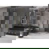 Mexen Velar Duo tolóajtós zuhanykabin 80 x 80 cm, homályos, arany - 871-080-080-32-50