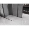 Mexen Velar cabină de duș glisantă 110 x 100 cm, îngheț, gun metal - 871-110-100-31-95