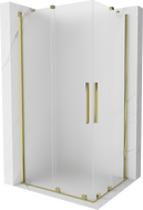 Mexen Velar Duo cabină de duș glisantă 100 x 90 cm, înghețat, auriu - 871-100-090-32-50