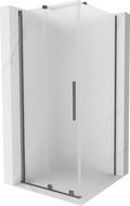 Mexen Velar cabină de duș glisantă 110 x 110 cm, mat, metal pistol - 871-110-110-31-95