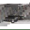 Mexen Velar Duo tolóajtós zuhanykabin 90 x 80 cm, frosted, arany - 871-090-080-32-50