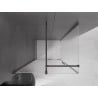 Mexen Velar cabină de duș glisantă 110 x 100 cm, îngheț, gun metal - 871-110-100-31-95