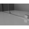Mexen Velar cabină de duș glisantă 110 x 100 cm, îngheț, gun metal - 871-110-100-31-95