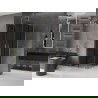 Mexen Velar Duo cabină de duș glisantă 80 x 80 cm, grafit, aurie - 871-080-080-42-50