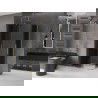 Mexen Velar Duo cabină de duș glisantă 100 x 90 cm, grafit, auriu - 871-100-090-42-50