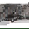 Mexen Velar Duo cabină de duș glisantă 100 x 100 cm, înghețată, aur roz - 871-100-100-32-60