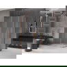 Mexen Velar Duo cabină de duș glisantă 100 x 90 cm, înghețat, cupru periat - 871-100-090-32-65