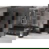 Mexen Velar Duo cabină duș culisantă 100 x 90 cm, grafit, cupru periat - 871-100-090-42-65