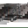 Mexen Velar Duo cabină duș culisantă 100 x 90 cm, grafit, cupru periat - 871-100-090-42-65