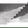 Mexen Velar tolóajtós zuhanykabin 140 x 85 cm, matt, csiszolt nikkel - 871-140-085-31-97