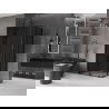 Mexen Velar Duo cabină de duș glisantă 100 x 90 cm, grafit, negru - 871-100-090-42-70