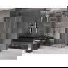 Mexen Velar Duo cabină de duș culisantă 80 x 80 cm, sablat, metal armat - 871-080-080-32-95