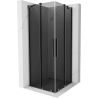Mexen Velar Duo cabină de duș culisantă 100 x 100 cm, grafit, gun metal - 871-100-100-42-95