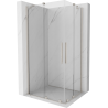 Mexen Velar Duo cabină de duș glisantă 100 x 90 cm, transparent, nichel periat - 871-100-090-02-97