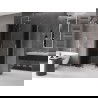 Mexen Velar Duo cabină de duș glisantă 90 x 80 cm, grafit, nichel periat - 871-090-080-42-97