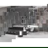 Mexen Velar L Duo cabină de duș glisantă 100 x 90 cm, transparent, crom - 871-100-090-02-03-01
