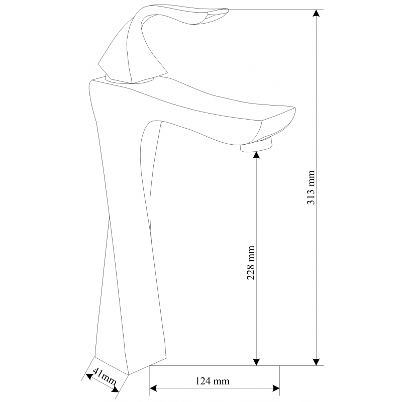 Mexen Estrella Set baie DQ02, auriu - 72313DQ02-50