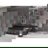 Mexen Velar L Duo cabină de duș glisantă 100 x 90 cm, satin, aur roz - 871-100-090-02-33-60