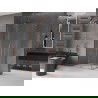 Mexen Velar L Duo cabină de duș glisantă 100 x 90 cm, transparent, cupru periat - 871-100-090-02-03-65