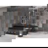 Mexen Velar L Duo cabină de duș cu deschidere glisantă 100 x 90 cm, sticlă mată, cupru periat - 871-100-090-02-33-65